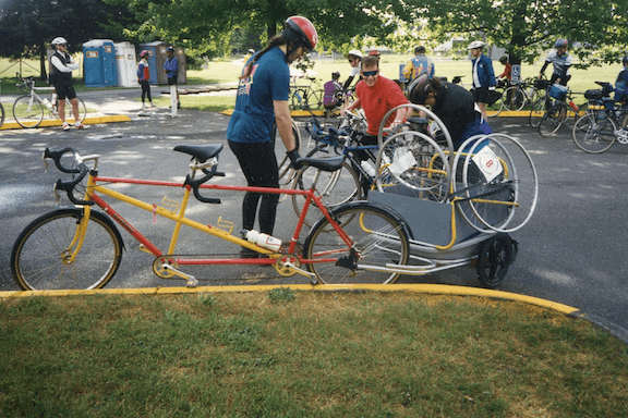 Dan with Tandem pulling Trailer