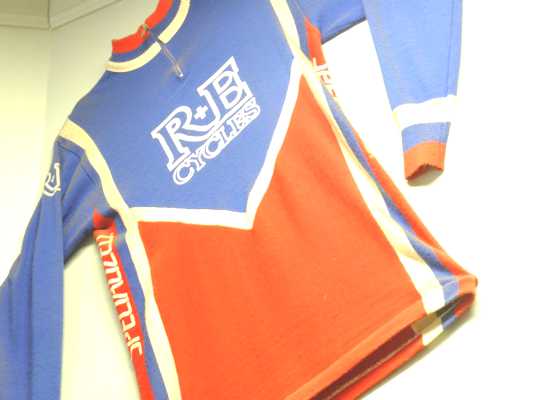 R+E Cycles team Jersey from the late 1970s