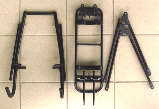 Custom folding bike racks