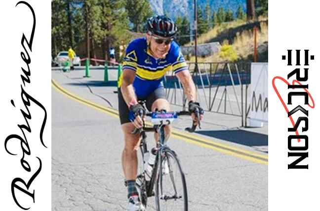 Bicycle racing at the Senior Games on a Rodriguez bike