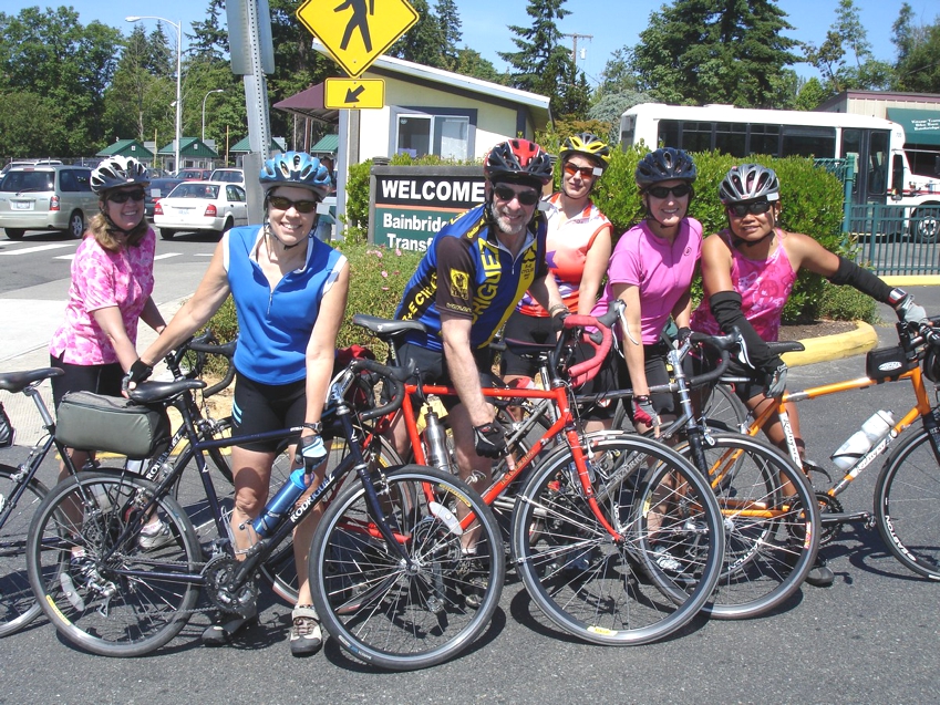 80 percent Rodriguez riders on this Bainbridge Island ride